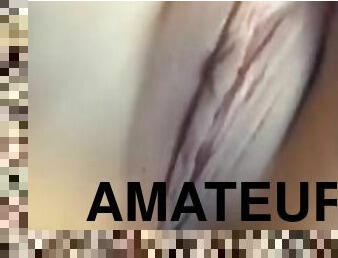 masturbation, chatte-pussy, amateur, point-de-vue, solo, humide