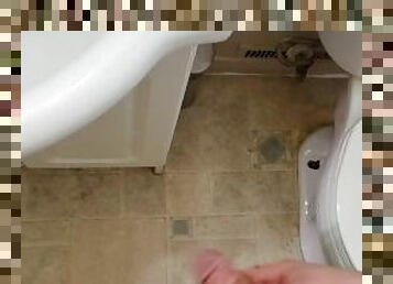 Pissing all over the bathroom