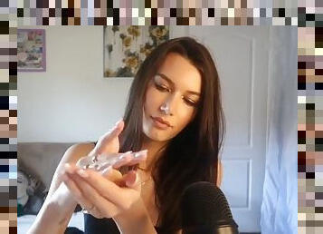 Sabrina Vaz ASMR Eating Mochi Ice Cream Video
