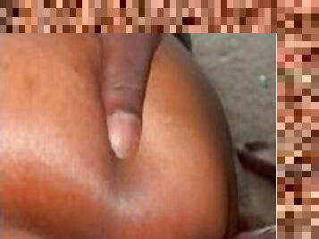 Thick ebony throw it back on my dick