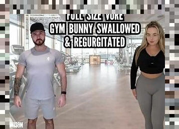 Full size vore - gym bunny swallowed & regurgitated