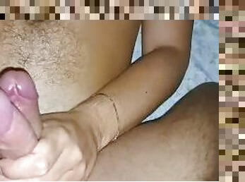 masturbation, amateur, énorme-bite, gay, branlette, secousses, belle, italien, minet, bite