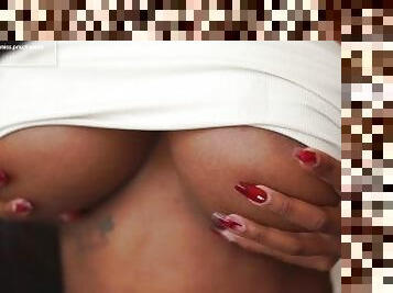 tetas-grandes, amateur, negra-ebony, bragas, prieto, pechugona, perfecto, a-solas