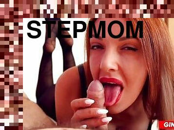 strumpbyxor, rysk, amatör, avsugning, cumshot, milf, mamma, svart, fötter, pov