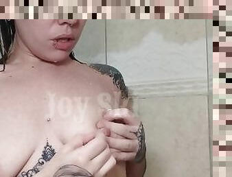 payu-dara-besar, putting, amateur, perempuan-jelita, remaja, brazil, semula-jadi, menusuk, payu-dara, sempurna