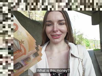 Shy And Tight Teen Gets Fucked for Cash