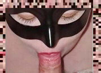 mastürbasyon-masturbation, karı, amatör, oral-seks, üstüneyüzüne-boşalma, esmer-kadın, maske