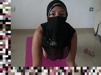 berambut, alat-kelamin-wanita, isteri, amateur, remaja, tegar, arab, fetish, solo, cuckold