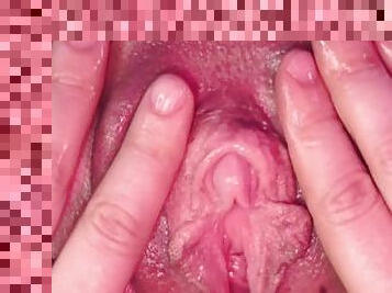 clitoris, valtava, masturbaatio, pillu-pussy, amatööri, sormettaminen, fetissi, isukki, mulkku