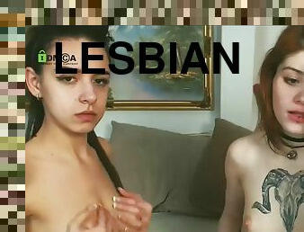 Sexy af lesbian teens kissing
