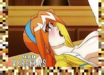 Ace Attorney Hentai - Athena Cykes Gets Fucked On Top of the Courtroom Table