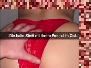 Trkin wird ohne Gnade nach Club gefickt und gefllt auf Snapchat