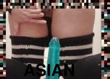 asiatic, masturbare-masturbation, pasarica, cu-degetelul, stramta, calarind, dildo