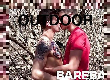 JockBreeders - Travis Stevens and Chad Porter get their asses drilled outdoors