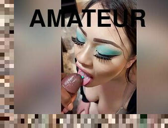 This Guy Is Not Allowed To Cum Unless Its On Her Face! Cumpilation