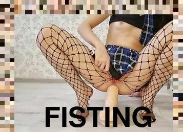 fistingas, putytė, rusai, mėgėjai, analinis, žaislas, kekšė-slut, dildo, fetišas, solo