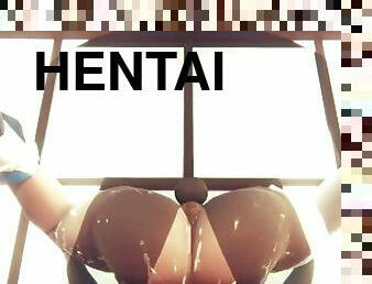 payudara-besar, handjob-seks-dengan-tangan-wanita-pada-penis-laki-laki, sperma, animasi, jenis-pornografi-animasi, payudara, bokong