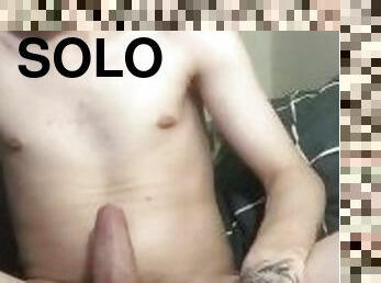 brinquedo, gay, pés, ejaculação, dildo, sozinho, fumando, amordaçando, gay-adolescente, tatuagem