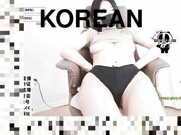 Good-looking Korean female anchor masturbates Korean+BJ live broadcast, ass, stockings, doggy style, Internet celebrity, oral sex, goddess, black s...
