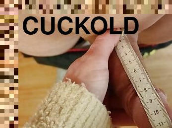 measuring cuckold tiny dicklet