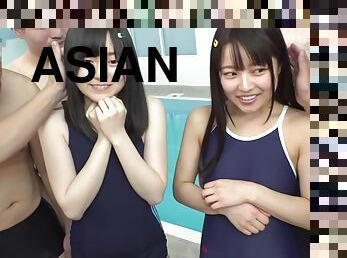 Asian Hotties Suck Group Sex