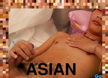 asiatic, imbaiere, masturbare-masturbation, pisandu-se, slabanoaga, amatori, jet-de-sperma, gay, fetish, dus