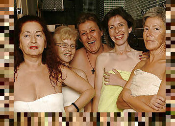 Ever Take A Peek In An All Female Mature Sauna - MatureNL