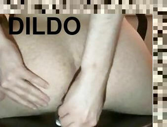 estilo-cão, gay, dildo, rabo, sozinho, virgem, gay-adolescente, pénis