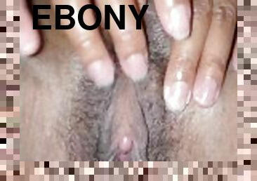 Big clit Ebony