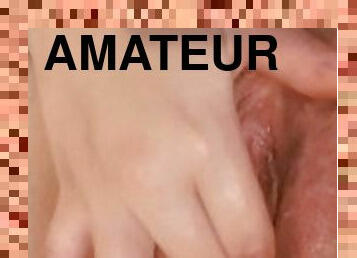 masturbare-masturbation, pasarica, amatori, cu-degetelul, stramta, solo, rasa, uda