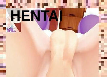 synsvinkel, anime, hentai, 3d, suttende