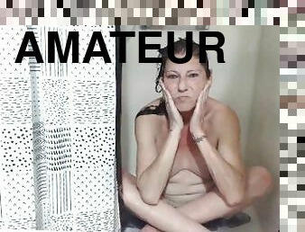 baignade, gros-nichons, grosse, masturbation, orgasme, chatte-pussy, giclée, femme, amateur, milf