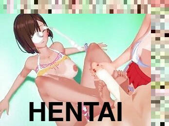 junge, schwer, creampie, strand, 3etwas, füße, anime, hentai, 3d, fetisch