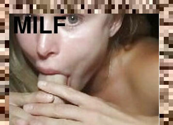 Blow job from the most perfect MILF