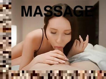 Be careful! She knows a secret massage technique...