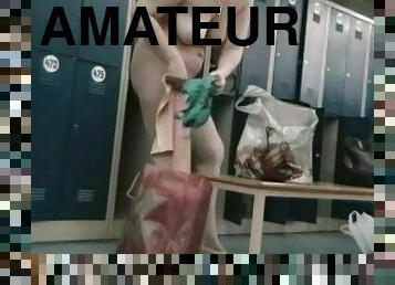 amateur, cámara, voyeur, oculto, desnudando