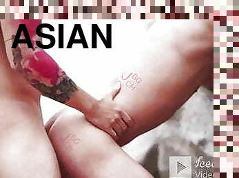 asia, homo, handjob-seks-dengan-tangan-wanita-pada-penis-laki-laki, thailand, berotot