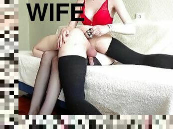 Domineering wife made her husband her bitch