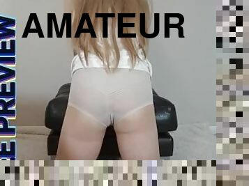 röv, strumpbyxor, amatör, anal, fötter, pov, blond, fetisch, ensam, ben