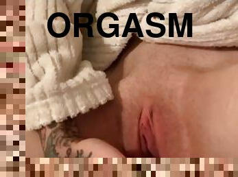 masturbation, orgasm, kvinnligt-sprut, amatör, tonåring, sprut, ensam, tatuering