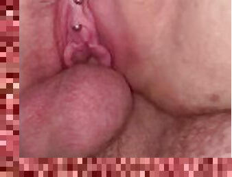 røv, gammel, fisse-pussy, sprøjte, udløsning, kæmpestor-pik, teenager, creampie, sperm, knepning-fucking