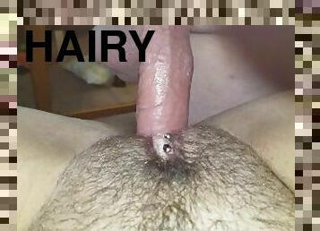 hårete, svær, gammel, pussy, kone, amatør, eldre, cumshot, stor-pikk, milf