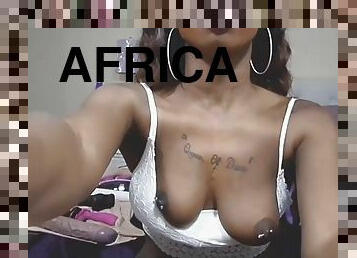 Insatiable African babe will become your chocolate fantasy