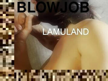 Sloppy Blow Job in corset after intense sex. - LAMULAND