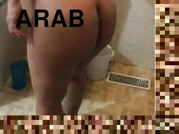 extrem, pissande, amatör, tonåring, arabisk, ensam