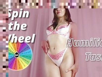 Spin the Wheel Humiliation Task edition Interactive - Goddess Yata - femdom