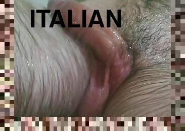 baignade, masturbation, gay, ejaculation, horny, italien, fétiche, douche, solo, boules