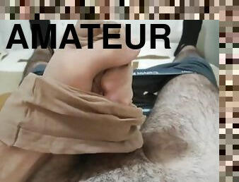 mastürbasyon-masturbation, külotlu-çorap, amatör, üstüneyüzüne-boşalma, mastürbasyon, uzun-çoraplar, bakış-açısı, manita, meni, tek-kişilik
