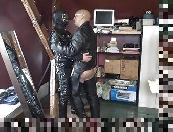 men in leather enjoying themselves