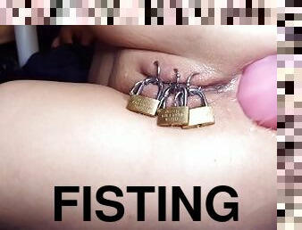 extrême, fisting, chatte-pussy, giclée, anal, jouet, bdsm, percé, fétiche, bondage